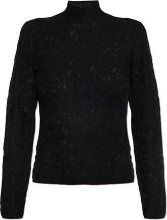 Kate Spade New York Turtleneck Top - Dames - Coltruien - Zwart - L - Truien & Vesten