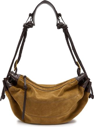 Isabel Marant Maia Medium Braided Suede Shoulder bag - Taupe - One Size
