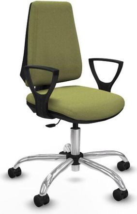 Piqueras y Crespo Piqueras Y Crespo - Elche Cp Bali Verde Oliva Brazos Fijos Base Cromada Ruedas Nailon 65mm