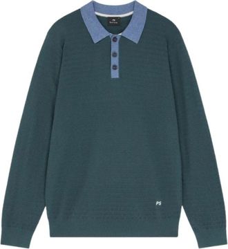 Paul Smith Rondgebreide trui - Heren - Ronde hals truien - Groen - L - Truien & Vesten