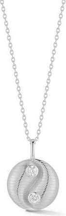 Glaze Jewelry Yin Yang Pendant Necklace in Silver at Nordstrom Rack