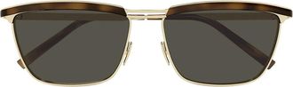 Saint Laurent Sunglasses Sl 795 Joe 001 Gold/Grey Men