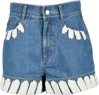 Krizia Classic Blue Denim Shorts