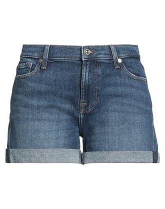7 For All Mankind BOTTOMWEAR - Denim shorts on YOOX.COM