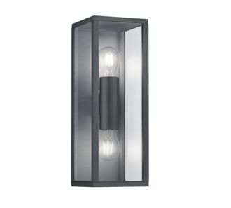 Trio Leuchten Aplique Garonne Antracita Doble Luz Arriba y Abajo IP44 Trio Lighting