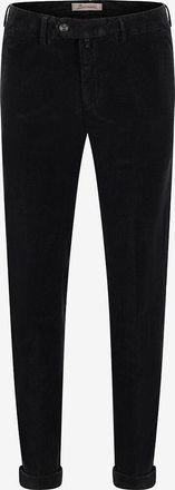 Bsettecento Slim Hose aus Baumwolle Velluto 3000