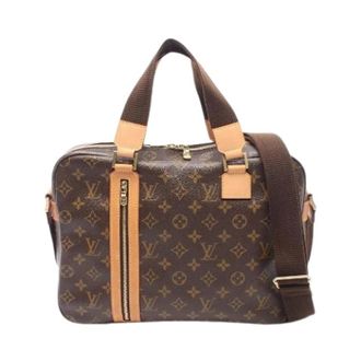Louis Vuitton Pre-owned Sac Bosphore Monogram Coated Canvas 2way Tas - Heren - Pre-owned - Bruin - Maat: ONE Size Leer