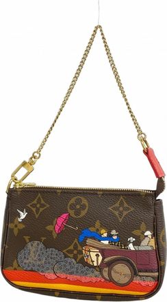 Louis Vuitton Brown Pouch (Pre-Owned)