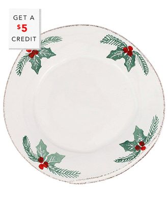 Vietri Vietri Lastra Evergreen Salad Plate