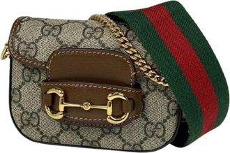 Gucci Pre-owned Mini Bags, female, Multicolor, Size: ONE SIZE Pre-owned Horsebit Mini Bag