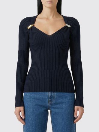 Bottega Veneta V-Neck Sweater with Metal Plaques