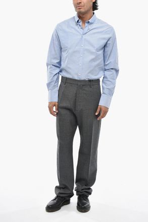 Dsquared2 Pantaloni DAN LONG CROTCH in Lana Vergine Dsquared2