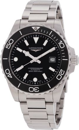 Longines Hydroconquest 42 Automatic Black Dial Mens Watch L3.788.4.56.6