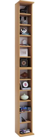 ebuy24 Madera Cd Dvd Stand Decoraci&oacute;n Estante Bigol 180x21x20 - Vcm