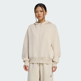 adidas Womens adidas SOFT LUX FULL-ZIP HOODIE
