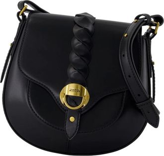 Isabel Marant Isabel Marant, Cross Body Bags, female, Black, Size: ONE SIZE Black Leather Crossbody Bag