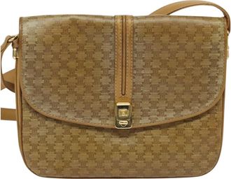 Celine Macadam Beige Synthetic Shoulder Bag (Pre-Owned)