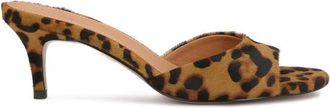 Kazar Mules Kazar in pelle con pelo naturale maculato - - Shoes - Donna - Marrone - 35 EU