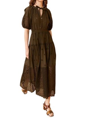 Ulla Johnson Nova Dress In Militaire