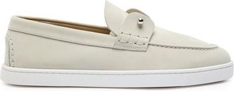 Christian Louboutin Chambeliboat Donna Nubuck Flats - Grey - 39 (IT39 / UK6)