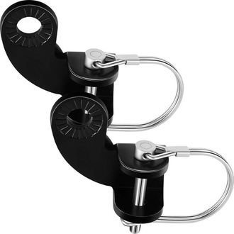 OEM Juego De 2 Adaptadores Angulares De 12,2 Mm Para Enganche De Remolque De Bicicleta, Compatibles Con Remolques Burley