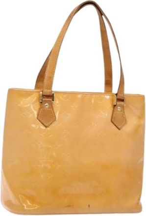 Louis Vuitton Tweedehands leren Louis Vuitton tassen - Dames - Vintage Shopper - Geel - ONE Size - Vintage