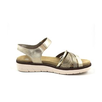 Remonte Schoenen, Dames, Grijs, 42 EU, Comfortabele synthetische schoen met verstelbare band