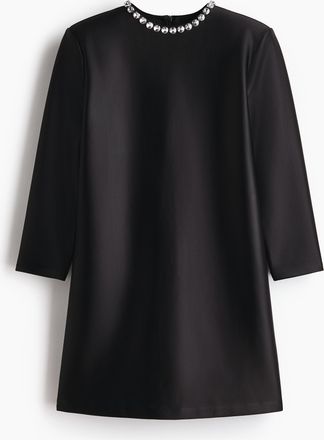H&M Minikleid mit Verzierungen - Schwarz