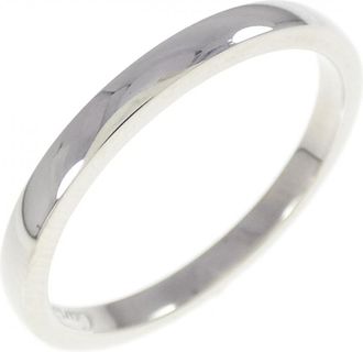 Cartier Platinum Platinum 950 Band Ring (Pre-Owned)