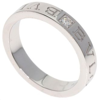 Bulgari White Gold (18K) Band Ring (Pre-Owned)
