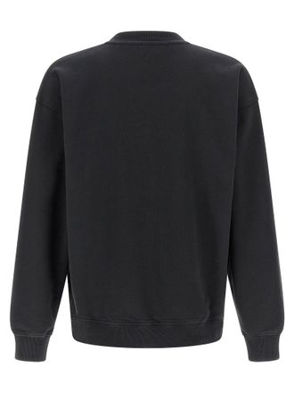 Diesel Flocked Logo Sweatshirt - black