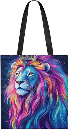 Generic Queenlion Tote Bag for Women Men Shoulder Bags Purses Pouch Handbags