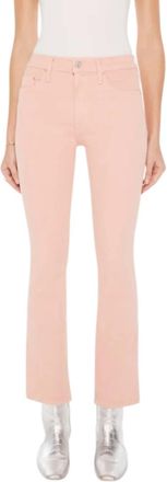 Mother Denim Insider Hover Jeans In Peach Parfait