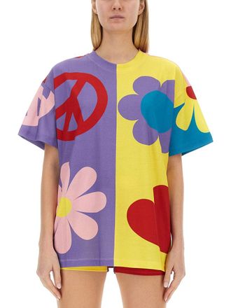 Moschino Jersey T -Shirt -Symbole
