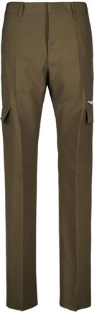 Givenchy virgin wool cargo pants - Green