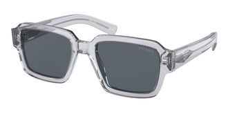 Prada PR 02ZSF Asian Fit U430A9 Mens Sunglasses Clear Size 54