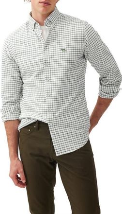 Rodd & Gunn Oxford Valley Check Sports Fit Shirt in Olive at Nordstrom, Size Xxx-Large