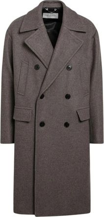 Dries Van Noten Rascott Jas - Heren - Mantel - Bruin - L - Wol - Jassen