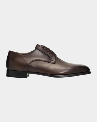Kiton Men & apos;s Leather Derbys