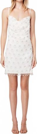 Elliatt Serenella Mini Dress In Ivory
