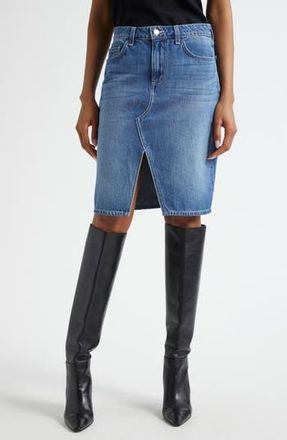 L'agence Tylee Denim Skirt in Boyle at Nordstrom Rack, Size 28