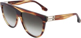 Victoria Beckham Brown Plastic Womens Sunglasses