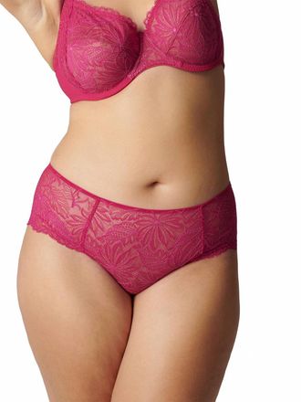 Simone P&eacute;r&egrave;le Exotica Lace Boyshort In Raspberry
