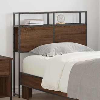 vidaXL Vidaxl - Testata Contenitore Rovere Marrone 100 Cm Legno Multistrato