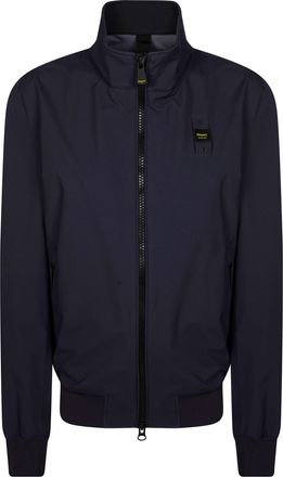 Blauer Anson High Collar Branded Patch Bomber