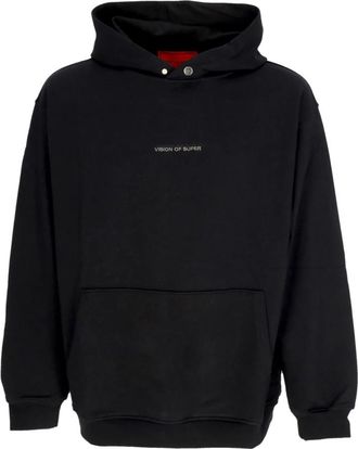Vision Of Super Militaire Skull Achter Hoodie Zwart - Heren - Hoodies - Zwart - L - Katoen - Hoodies & sweatvesten