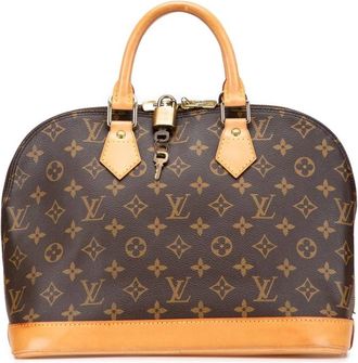 Louis Vuitton Pre-owned Handbags, female, Brown, Size: ONE SIZE Pre-owned Leather Top Handle Bag