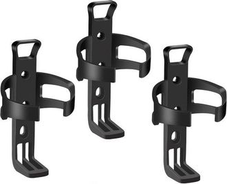 OEM Portavasos De 3 Piezas, Portabotellas Universal, Para Patinetes El&eacute;ctricos, Sillas De Ruedas, Pl&aacute;stico Ligero, F&aacute;cil De Instalar, Negro