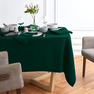 Solino Home Linen Tablecloth for Dining Table, Holiday and Everyday Table Decor - Sonoma in Green at Nordstrom, Size Xx-Small