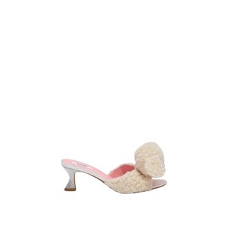 Moschino Dames, Schoenen, Wit, Maat: 41 EU Wol